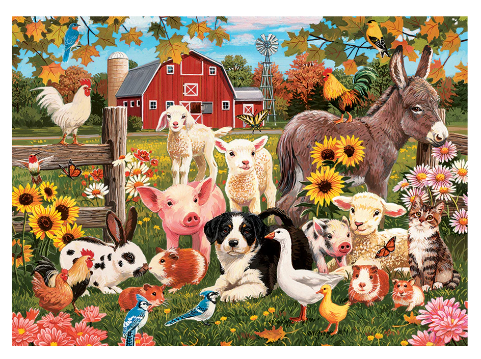 Family Farm (Family) 350 Pieces - Cobble Hill Puzzles