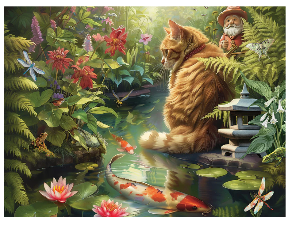 Koi Cat (Easy Handling) 275 pieces - Cobble Hill Puzzle