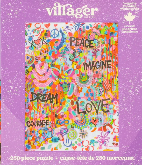 Pink Graffiti - 250 pc - Villager Puzzles