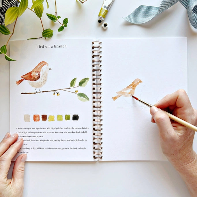 Animals Watercolor Workbook - Emily Lex Studio