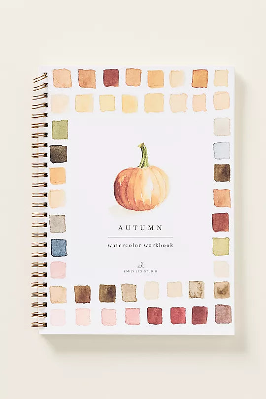 Autumn Watercolor Workbook - Emily Lex Studio