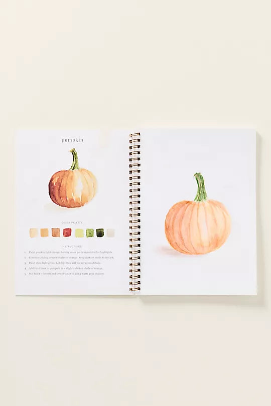 Autumn Watercolor Workbook - Emily Lex Studio