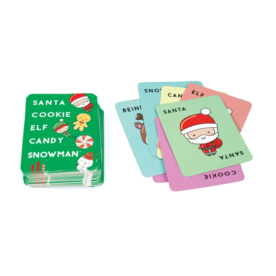Santa Cookie Elf Candy Snowman - Card Game