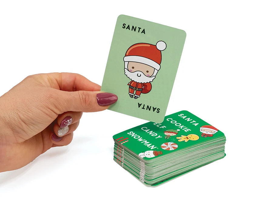 Santa Cookie Elf Candy Snowman - Card Game
