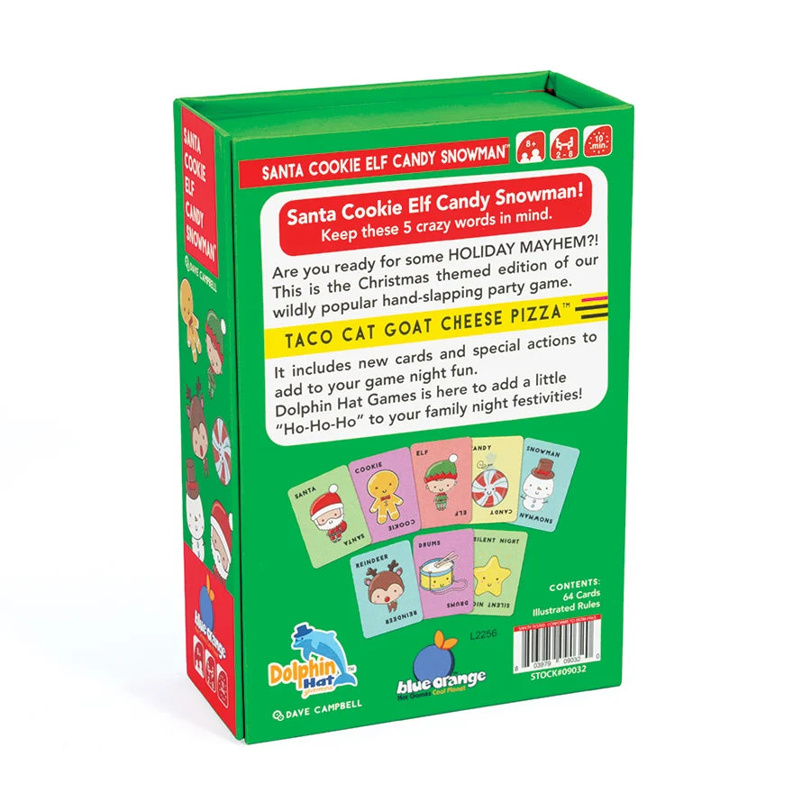 Santa Cookie Elf Candy Snowman - Card Game
