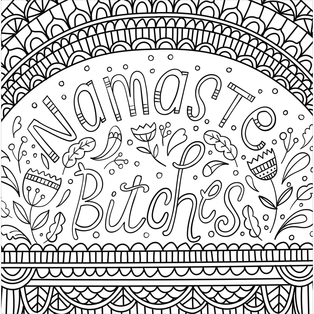 Inner F*Cking Peace Adult Coloring Book