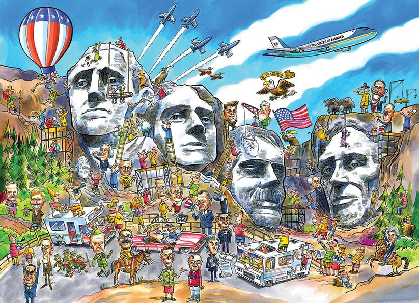 Mount Rushmore: Doodle Town - 1000 pieces