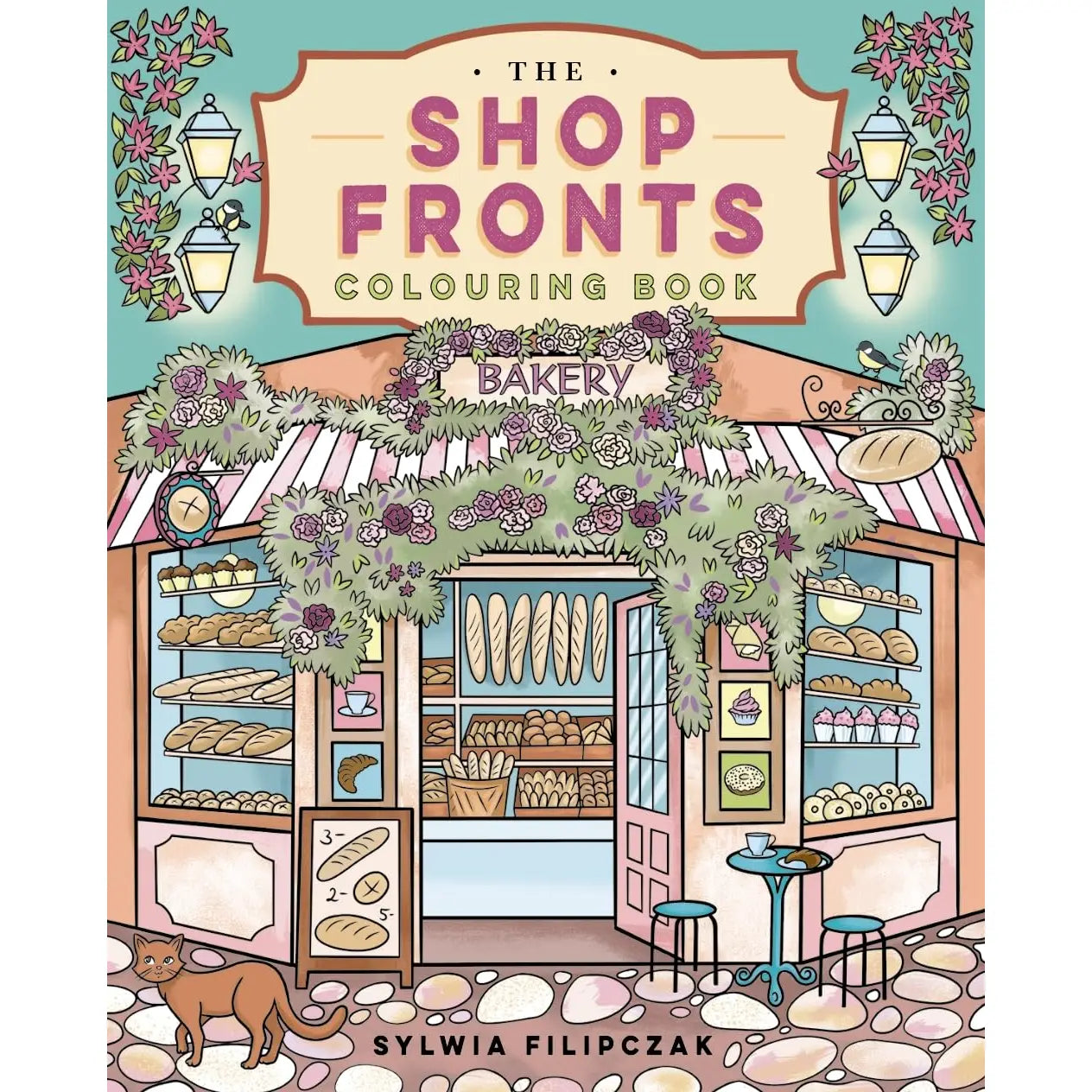 Shop Fronts Colouring Book