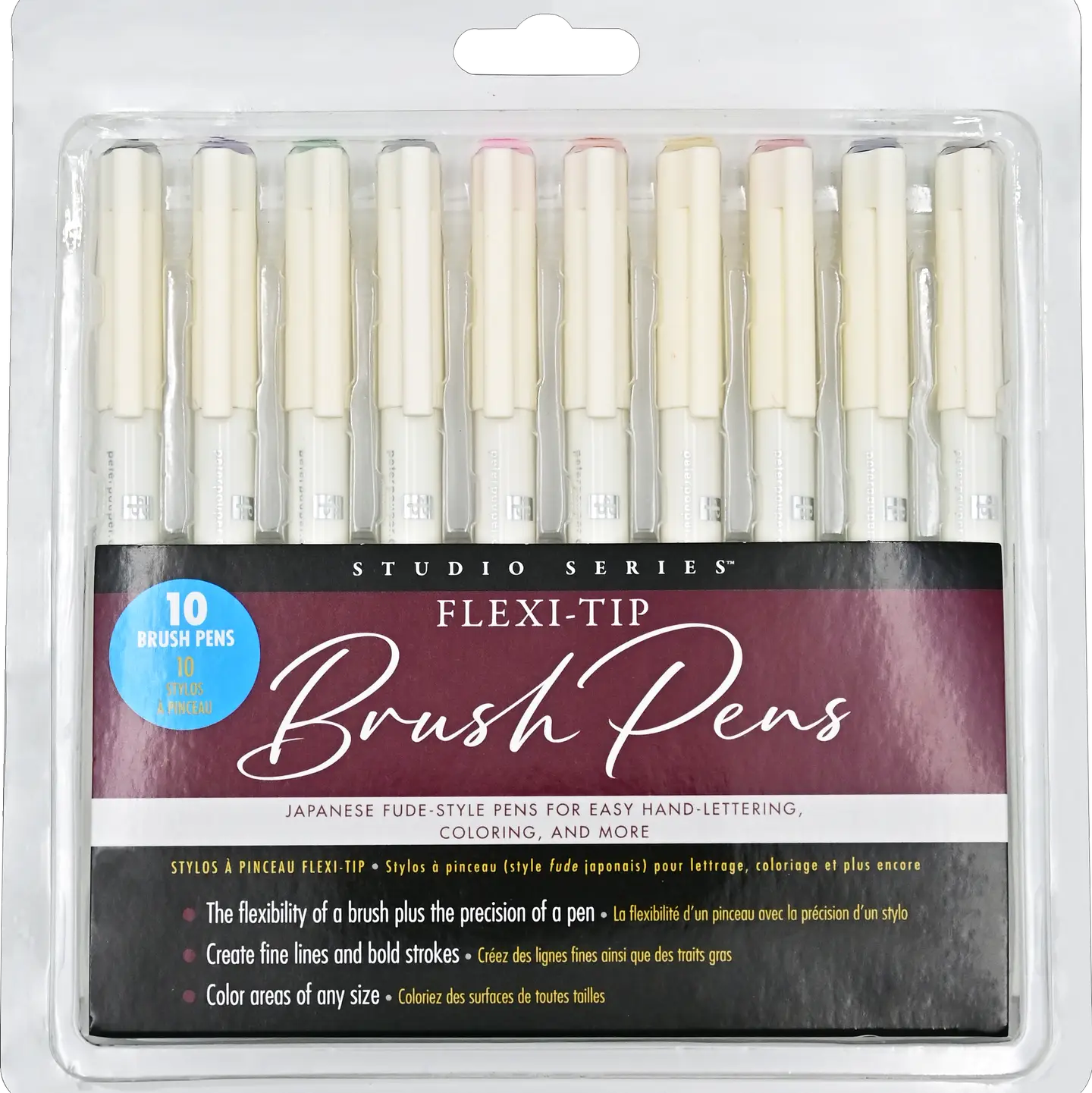Flexi-Tip Brush Pens (Set of 10)