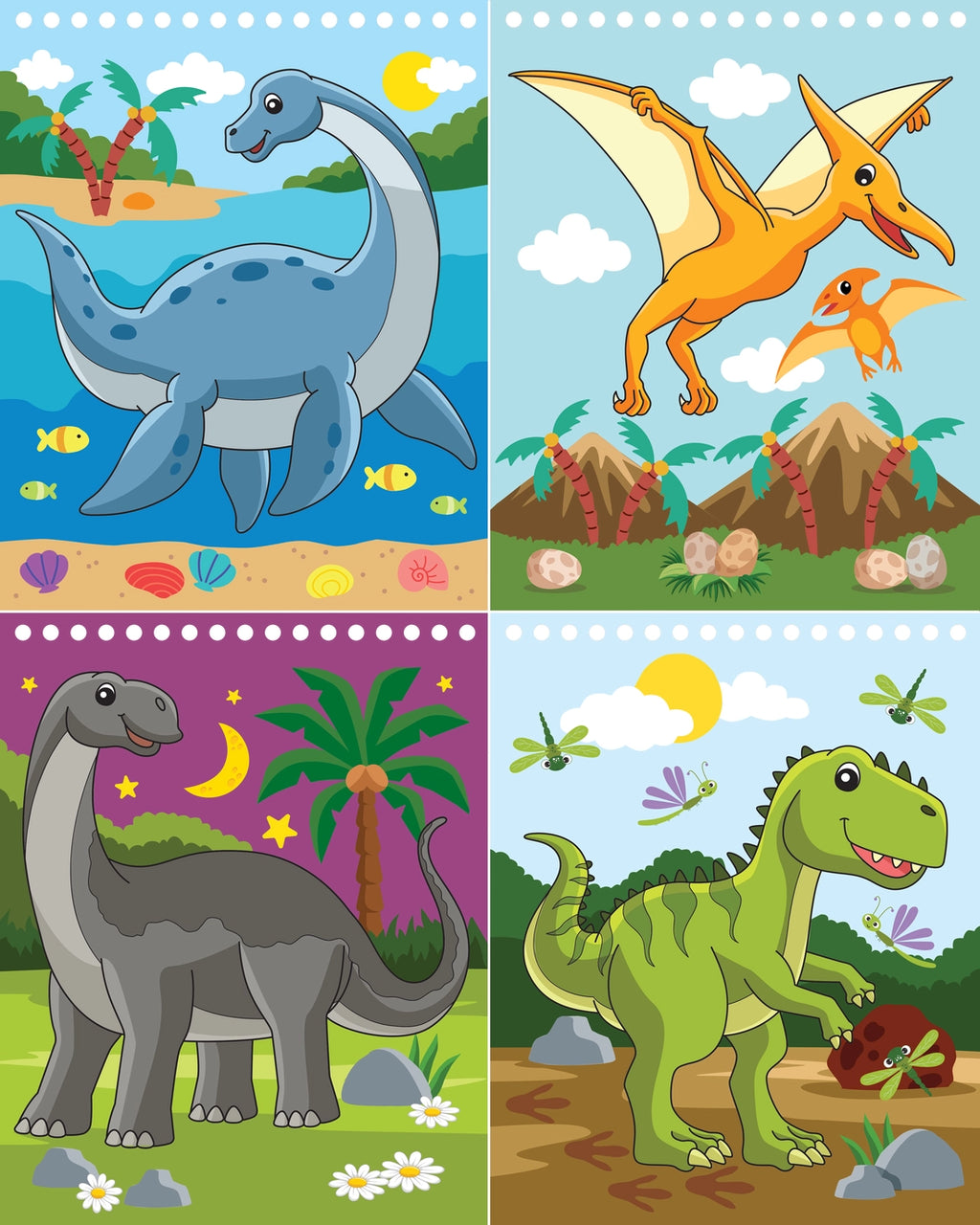 Color With Water - Dinosaurs