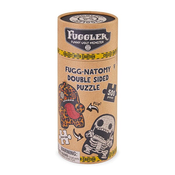 Fuggler Funny Ugly Monster, Fugg-natomy Double sided Puzzle, 500 Pieces - USED