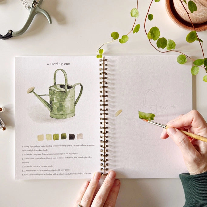 Garden Watercolor Workbook - Emily Lex Studio