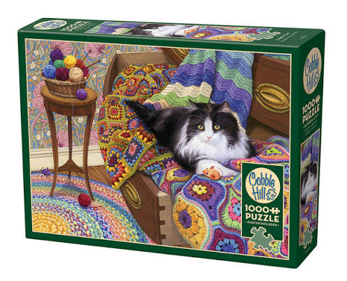 Comfy Cat, 1000 Piece Puzzle, Cobble Hill
