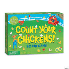 Count Your Chickens! Board Game, Peaceable Kingdom