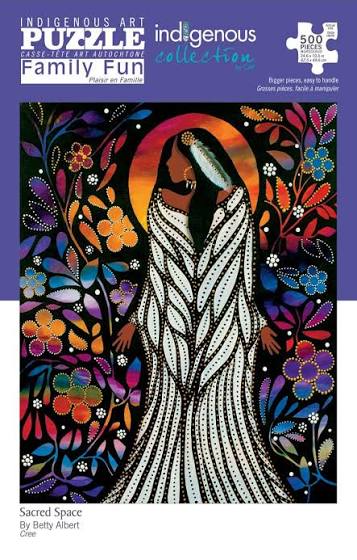 Sacred Space, 500 Piece Puzzle,  Indigenous Collection, Family Fun