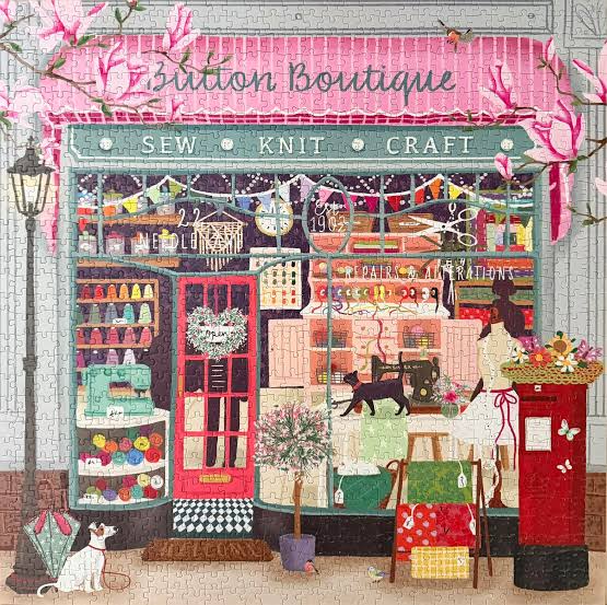 Button Boutique, 1000 Piece Puzzle, Werk Shoppe - USED