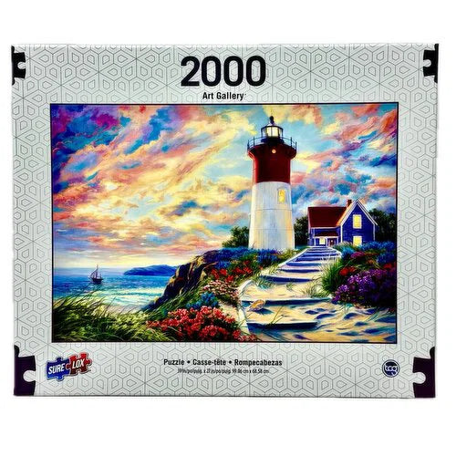 Lighthouse at Sunset - 2000 pieces - Sure Lox Puzzle