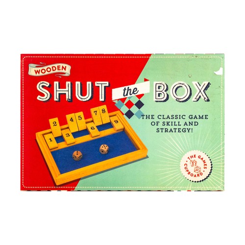 Shut the Box game, The Games Cupboard, WOODEN