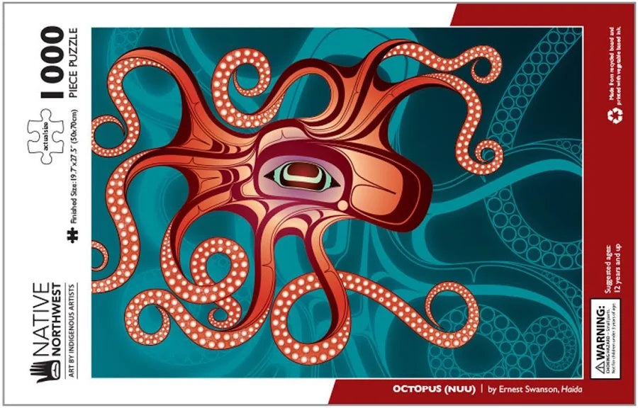 Octopus (nuu) - 1000 pieces - Native Northwest